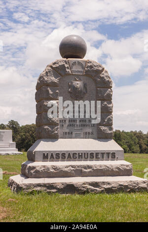 Monument at Andersonville National Historic Site in Georgia Stock Photo ...