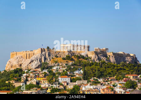 Parthenon, Acropolis of Athens; Athens, Greece Stock Photo