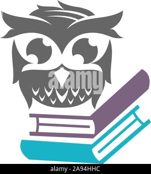 Owl Logo Design Vector Template Isolated Stock Vector