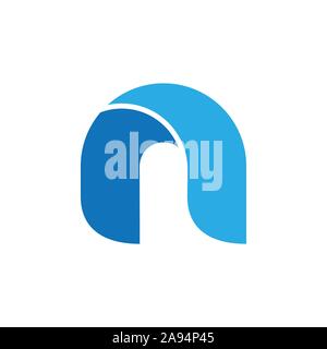 lines art linear linked logo for your business Stock Vector