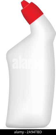 Detergent bottle on a white background. Vector illustration. Stock Vector