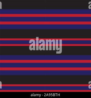 Classic Modern Stripe Pattern in Vector - This is a classic horizontal striped pattern suitable for shirt printing, textiles, jersey, jacquard pattern Stock Vector