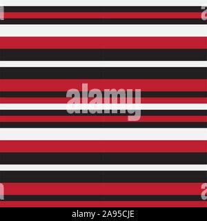 Classic Modern Stripe Pattern in Vector - This is a classic horizontal striped pattern suitable for shirt printing, textiles, jersey, jacquard pattern Stock Vector