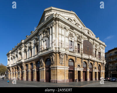 Teatro Arriaga or Arreaga antzokia - the opera house in Bilboa in the Basque country of northern Spain designed by architect Joaquin Rucoba Stock Photo