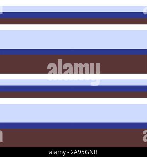 Classic Modern Stripe Pattern in Vector - This is a classic horizontal striped pattern suitable for shirt printing, textiles, jersey, jacquard pattern Stock Vector