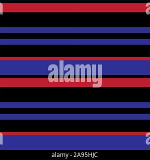 Classic Modern Stripe Pattern in Vector - This is a classic horizontal striped pattern suitable for shirt printing, textiles, jersey, jacquard pattern Stock Vector