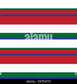 Classic Modern Stripe Pattern in Vector - This is a classic horizontal striped pattern suitable for shirt printing, textiles, jersey, jacquard pattern Stock Vector