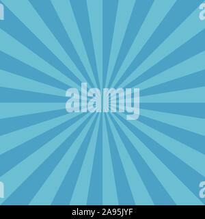 Winter snow round sunburst vector blue pattern Stock Vector