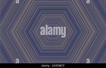 Abstract blue background with golden polygons. Vector illustration EPS10 Stock Vector