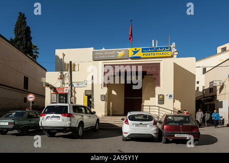 Fez, Morocco. November 9, 2019.  the Moroccan post office in the city center Stock Photo