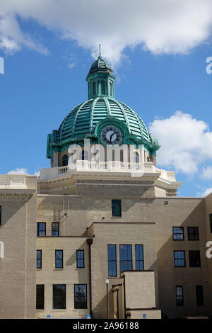 Old Volusia Courthouse In DeLand Florida Classic Dome Architecture Stock Photo