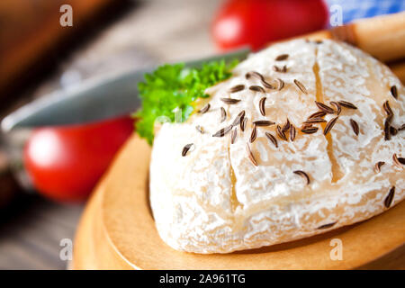 German Harzer Cheese Stock Photo