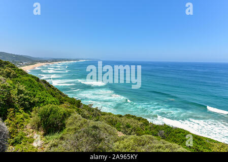 Wilderness from the view point on the Garden Route, Western Cape, South Africa Stock Photo