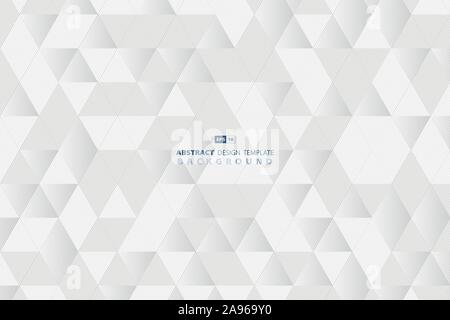 Abstract line tech pattern triangle business design background. Use for poster, ad, artwork, template, presentation. illustration vector eps10 Stock Vector