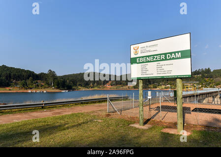 The Ebenezer Dam located between Polokwane-Tzaneen in Limpopo Province of South Africa Stock Photo