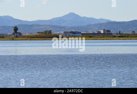 Albufera natural park, a wetland of international importance in Valencia region, eastern Spain Stock Photo
