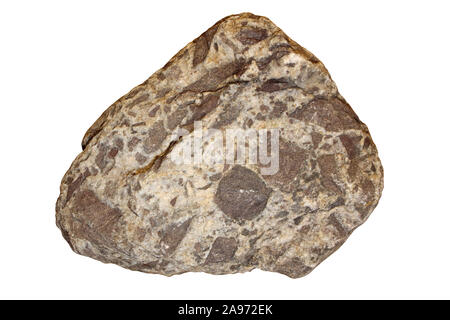 Sedimentary rock : Breccia Stock Photo: 17806428 - Alamy