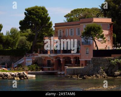 La Fleur Du Cap, House Formerly Owned by David Niven, Cap Ferrat, France Stock Photo