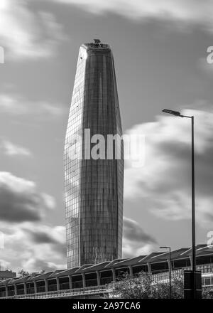 One Blackfriars skyscraper. Arternative name as The mummy, the vase, the boomerang. Stock Photo