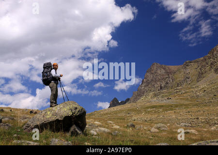 Every hiker wants to walk in the natural beauties of the eastern Black Sea region Stock Photo