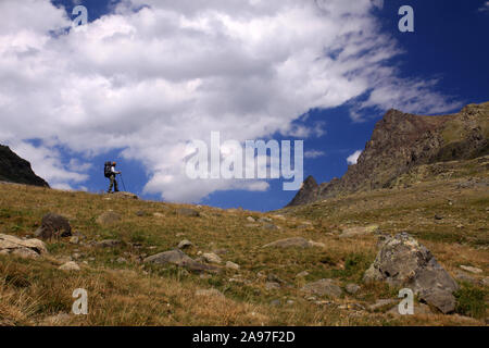 Every hiker wants to walk in the natural beauties of the eastern Black Sea region Stock Photo