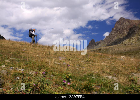 Every hiker wants to walk in the natural beauties of the eastern Black Sea region Stock Photo