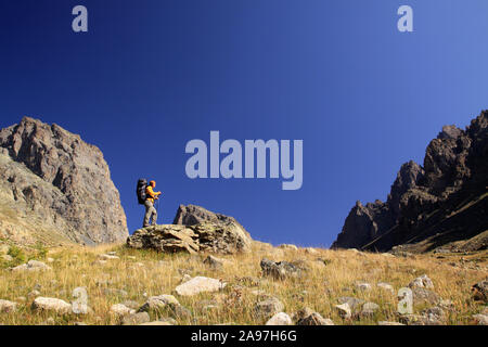 Every hiker wants to walk in the natural beauties of the eastern Black Sea region Stock Photo