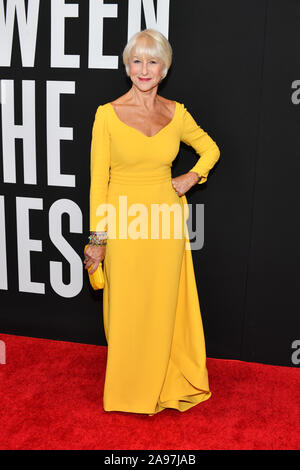 Helen Mirren attends 'The Good Liar' New York Premiere on November 06, 2019 in New York City. Stock Photo