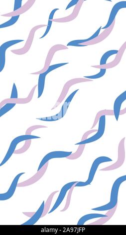 Abstract vector wavy white background. Stock Vector