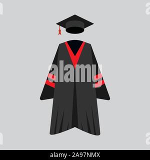 Education and graduation illustrations. Simply flat design. Stock Vector