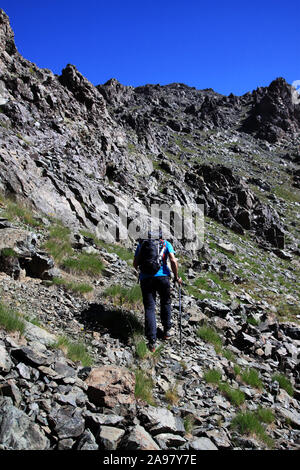 Every hiker wants to walk in the natural beauties of the eastern Black Sea region Stock Photo