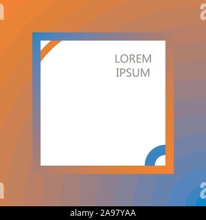 Abstract vector frames for internet stories set. Stock Vector