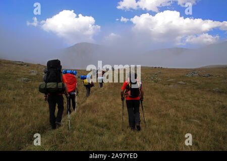 Every hiker wants to walk in the natural beauties of the eastern Black Sea region Stock Photo