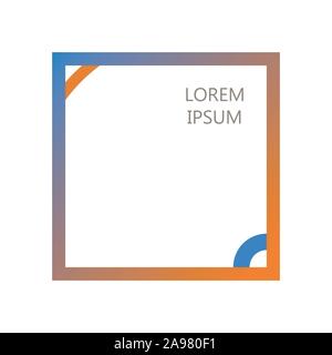 Abstract vector frames for internet stories set. Stock Vector