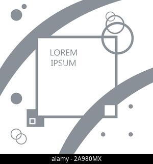 Abstract vector frames for internet stories set. Stock Vector