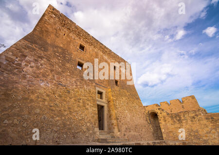 View of the historic venetian fort of Kazarma, Sitia, Crete Stock Photo