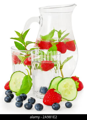 Water Fruits and vegetables Stock Photo
