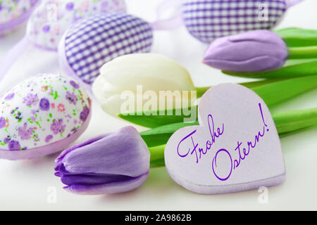 Happy Easter and decoration Stock Photo