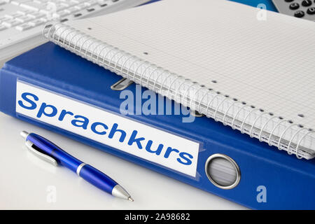 Sprachkurs German Language Course Stock Photo