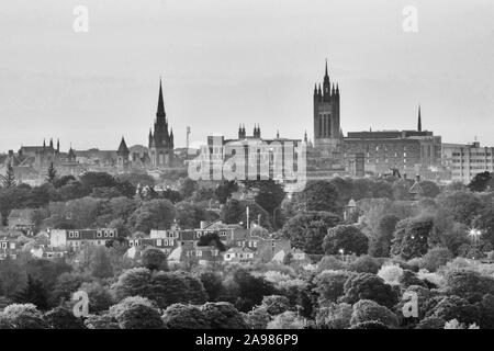 Aberdeen City skyline Stock Photo