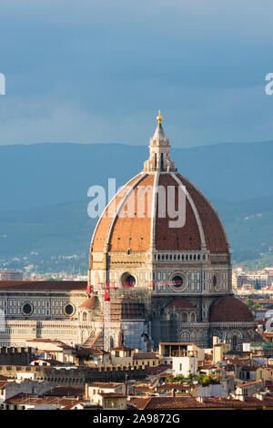 Firenze Italy, panoramic view. Duomo Santa Maria del Fiore Stock Photo