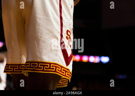 Detailed of a Nike basketball with SC logo during an NCAA basketball game  between the Cal Baptist Knights and the Southern California Trojans,  Wednesday, Nov. 25, 2020, in Los Angeles. (Kirby Lee via AP Stock Photo -  Alamy