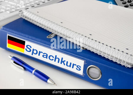 Sprachkurs German Language Course Stock Photo