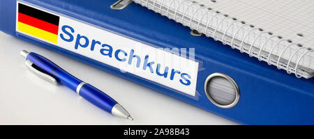 Sprachkurs German Language Course Stock Photo