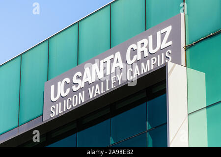 Oct 31, 2019 Santa Clara / CA / USA - UC Santa Cruz campus in Silicon Valley; UC Santa Cruz or UCSC is a public research university in Santa Cruz, Cal Stock Photo