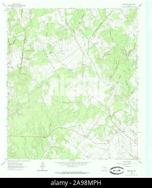 Wheelock, Texas, Map 1962, 1:24000, United States Of America By 