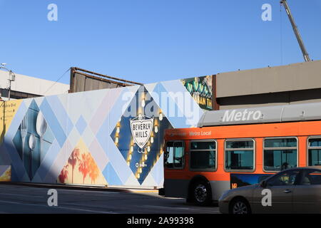 Beverly Hills California Wilshire La Cienega Metro Station