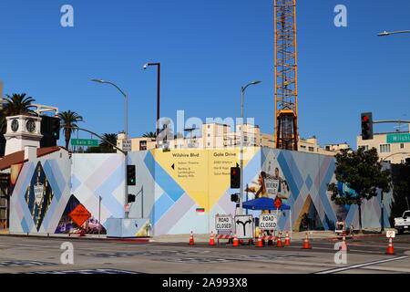 Beverly Hills California Wilshire La Cienega Metro Station