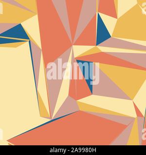 Abstract background with colorful triangles for magazines, booklets or mobile lock screen Stock Vector