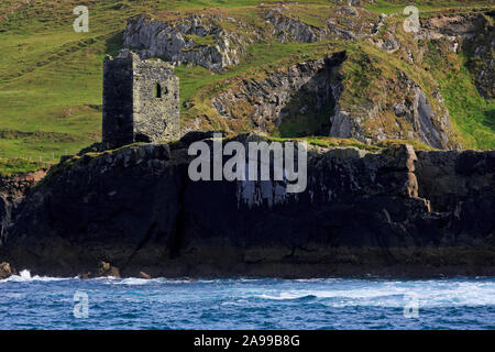 Dun an Oir Fort, Cape Clear Island, Baltimore, County Cork, Ireland Stock Photo